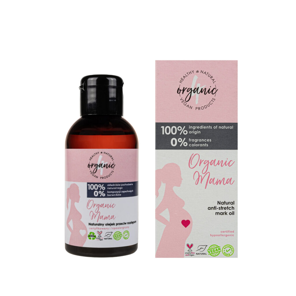 4organic Naturalny olejek przeciw rozstępom Organic mama